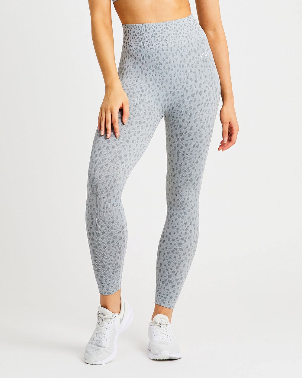 AYBL Evolve Speckle Seamless Leggings Hellgrau | 495-VIFMOW