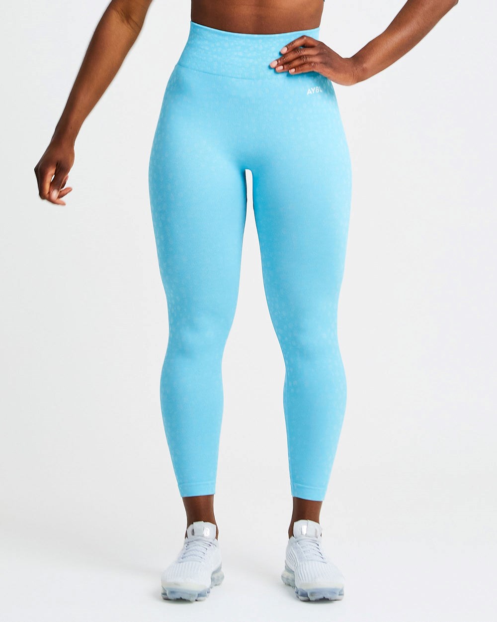 AYBL Evolve Speckle Seamless Leggings Hellblau | 604-TCQJYS