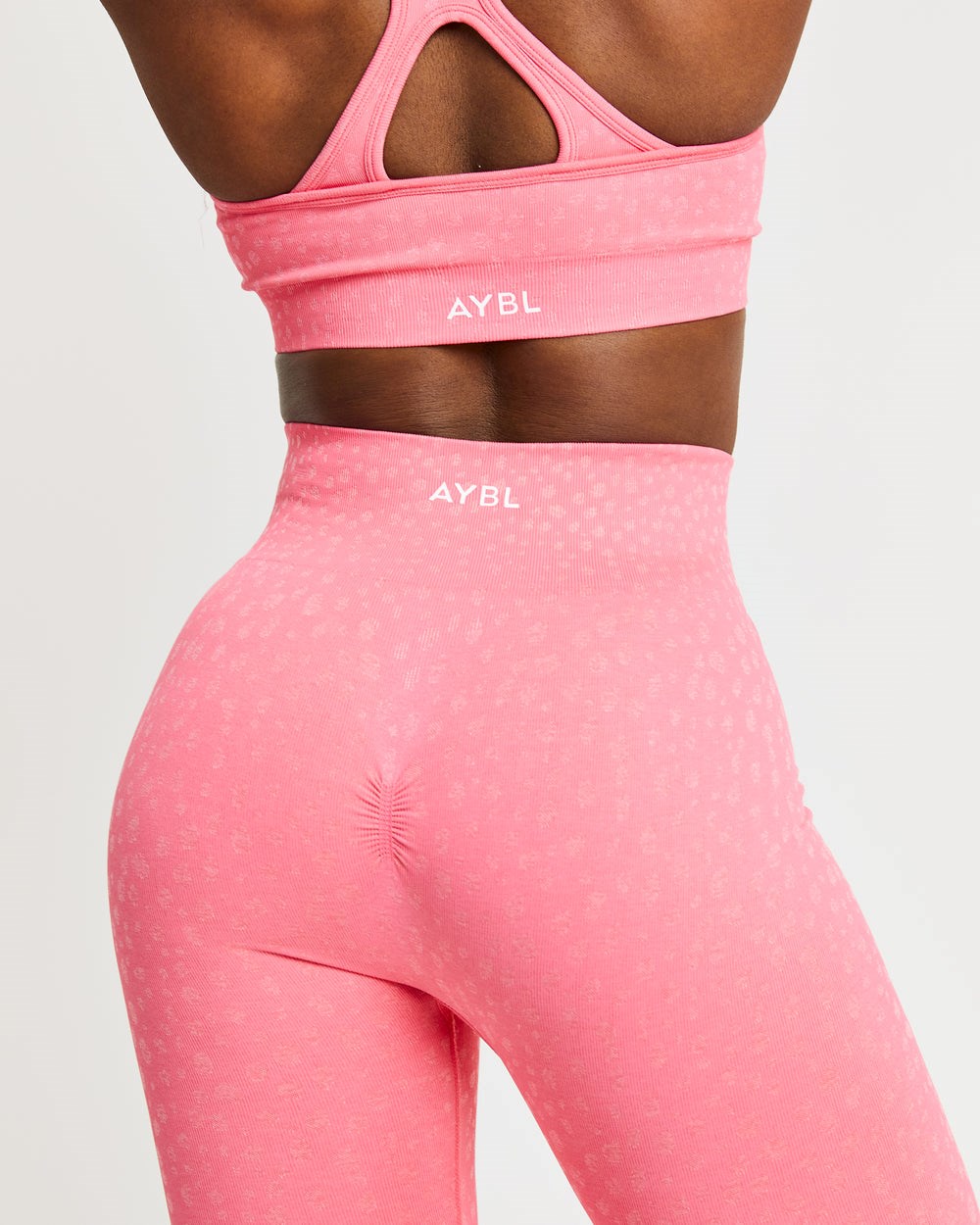 AYBL Evolve Speckle Seamless Leggings Koralle Rosa | 820-RDUGCZ