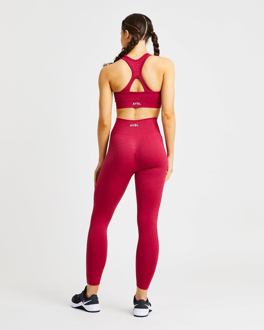 AYBL Evolve Speckle Seamless Leggings Raspberry | 798-BIRACY