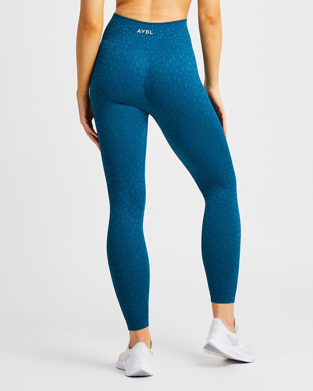 AYBL Evolve Speckle Seamless Leggings Teal | 381-YWIJUZ