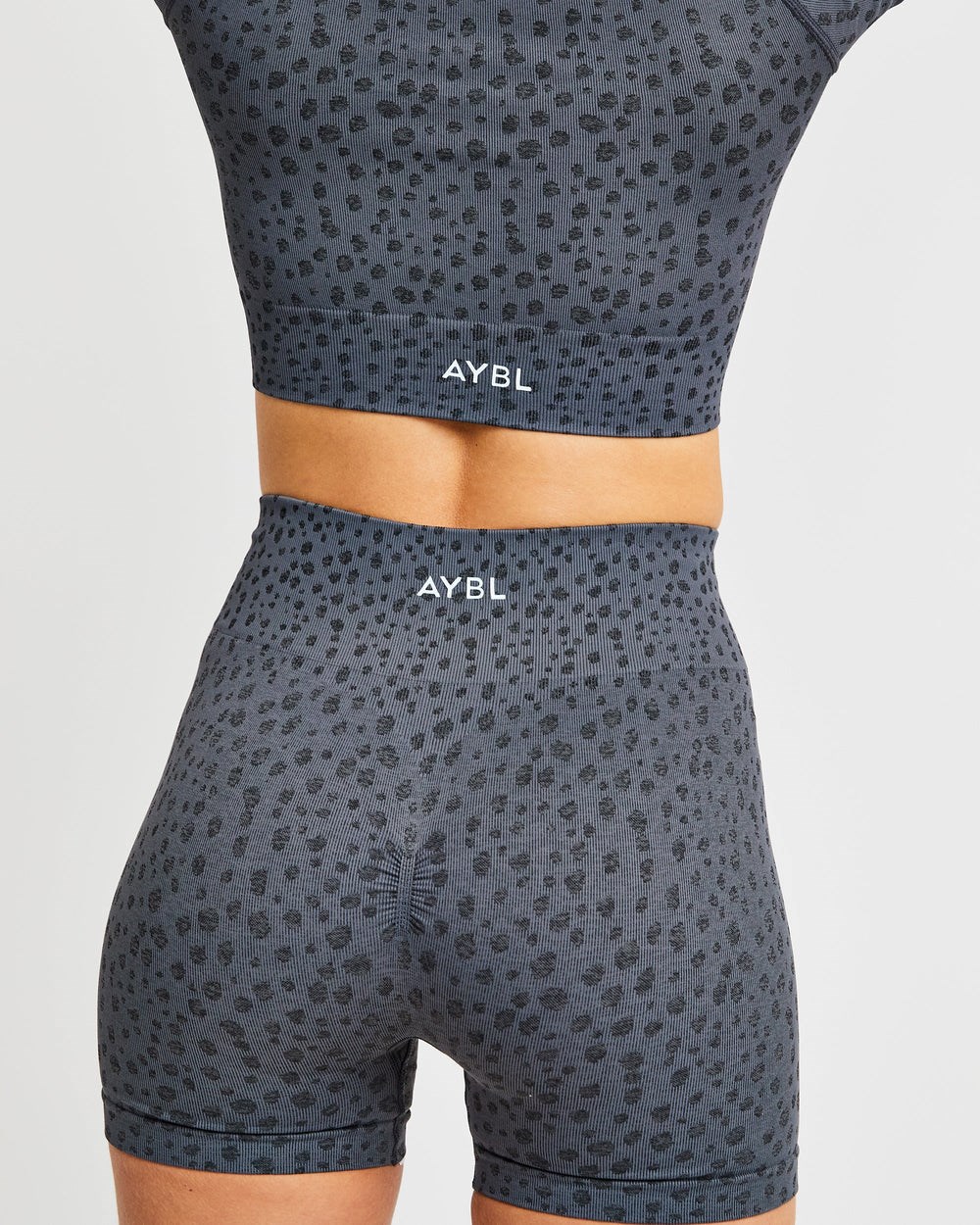 AYBL Evolve Speckle Seamless Shorts Charcoal | 093-FMZXQD