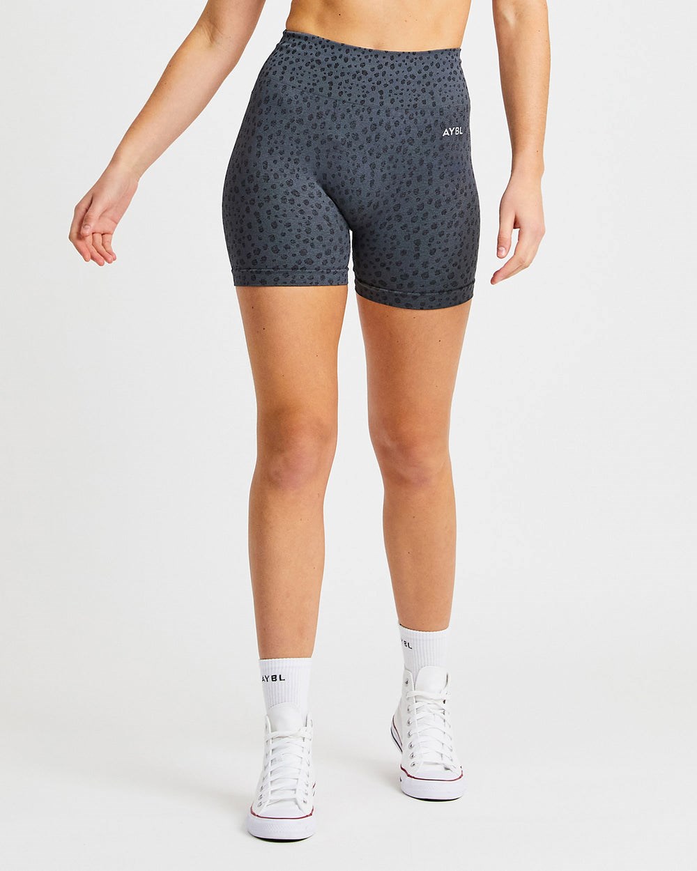 AYBL Evolve Speckle Seamless Shorts Charcoal | 093-FMZXQD