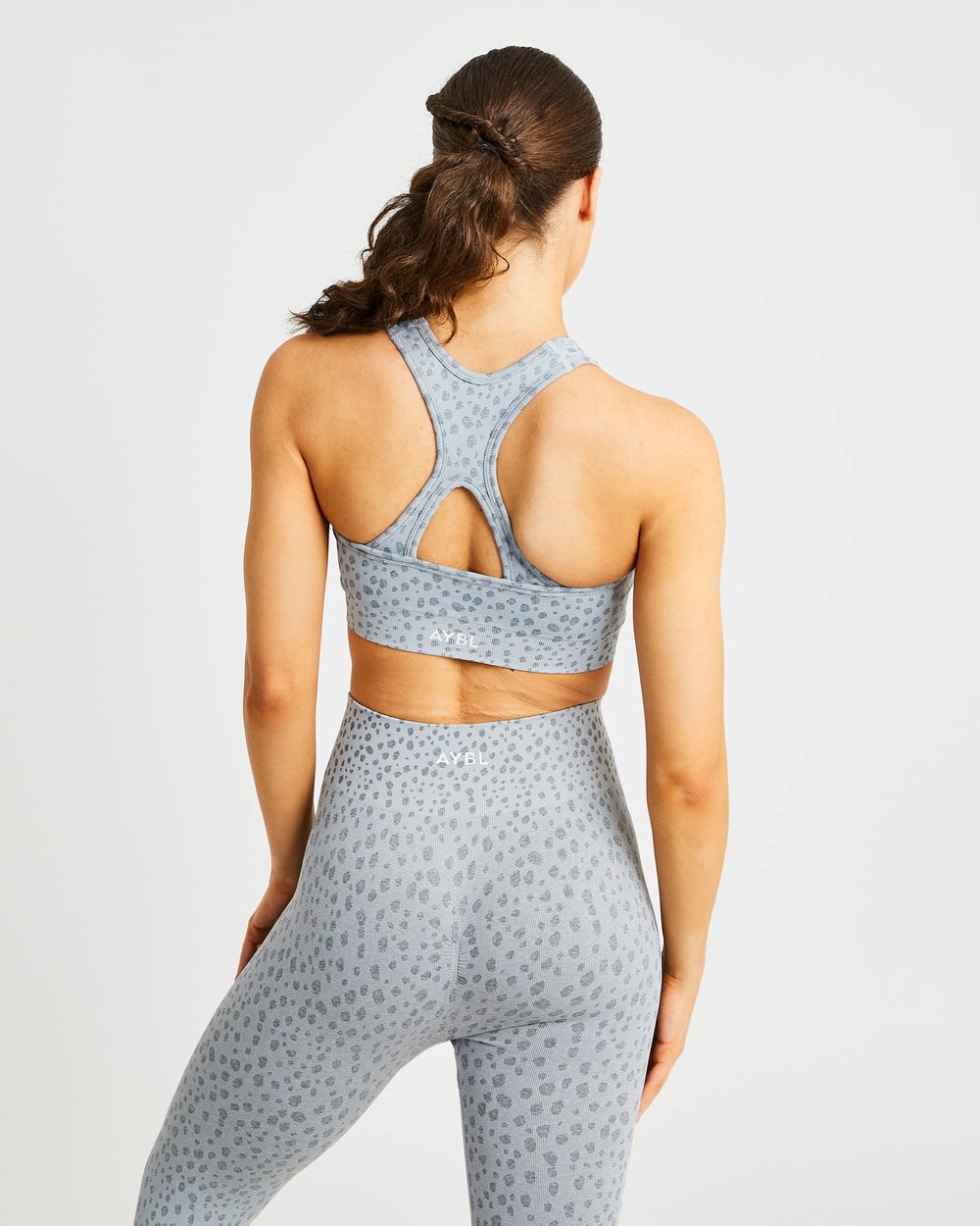 AYBL Evolve Speckle Seamless Sports Bra Hellgrau | 261-KPZHRB