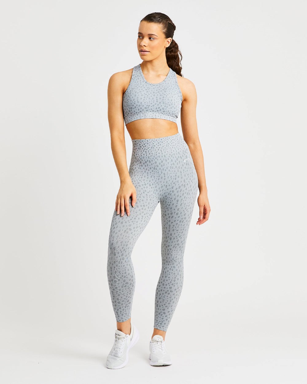 AYBL Evolve Speckle Seamless Sports Bra Hellgrau | 261-KPZHRB