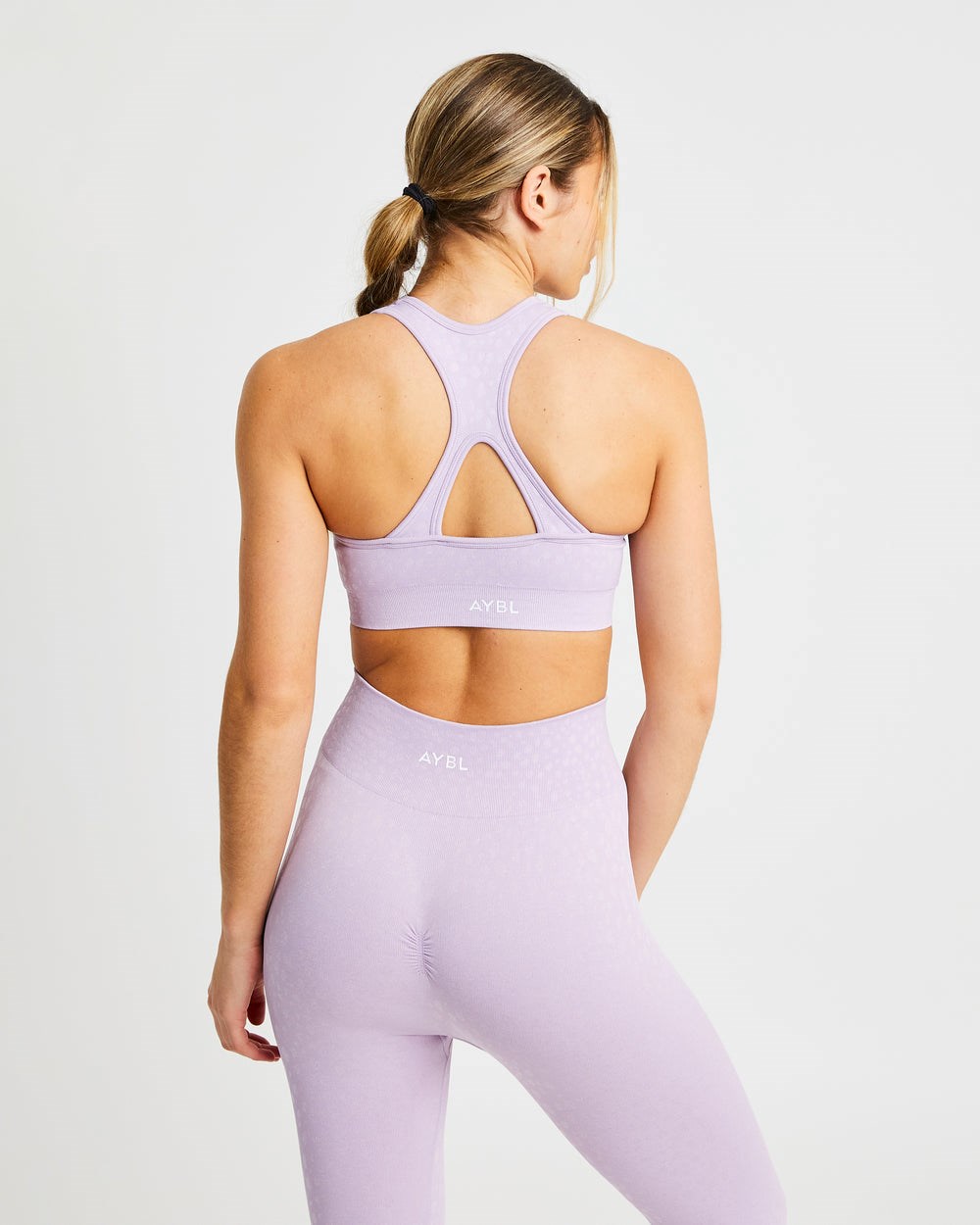 AYBL Evolve Speckle Seamless Sports Bra Lilac | 584-YMZLIQ