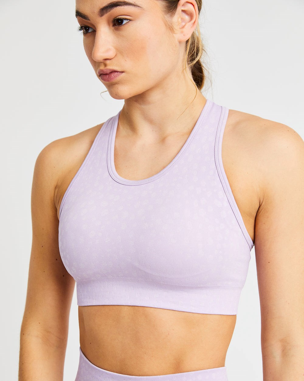 AYBL Evolve Speckle Seamless Sports Bra Lilac | 584-YMZLIQ