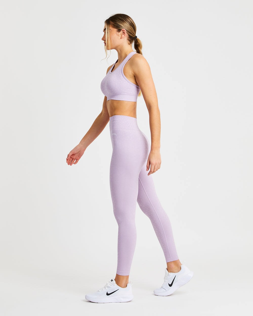 AYBL Evolve Speckle Seamless Sports Bra Lilac | 584-YMZLIQ