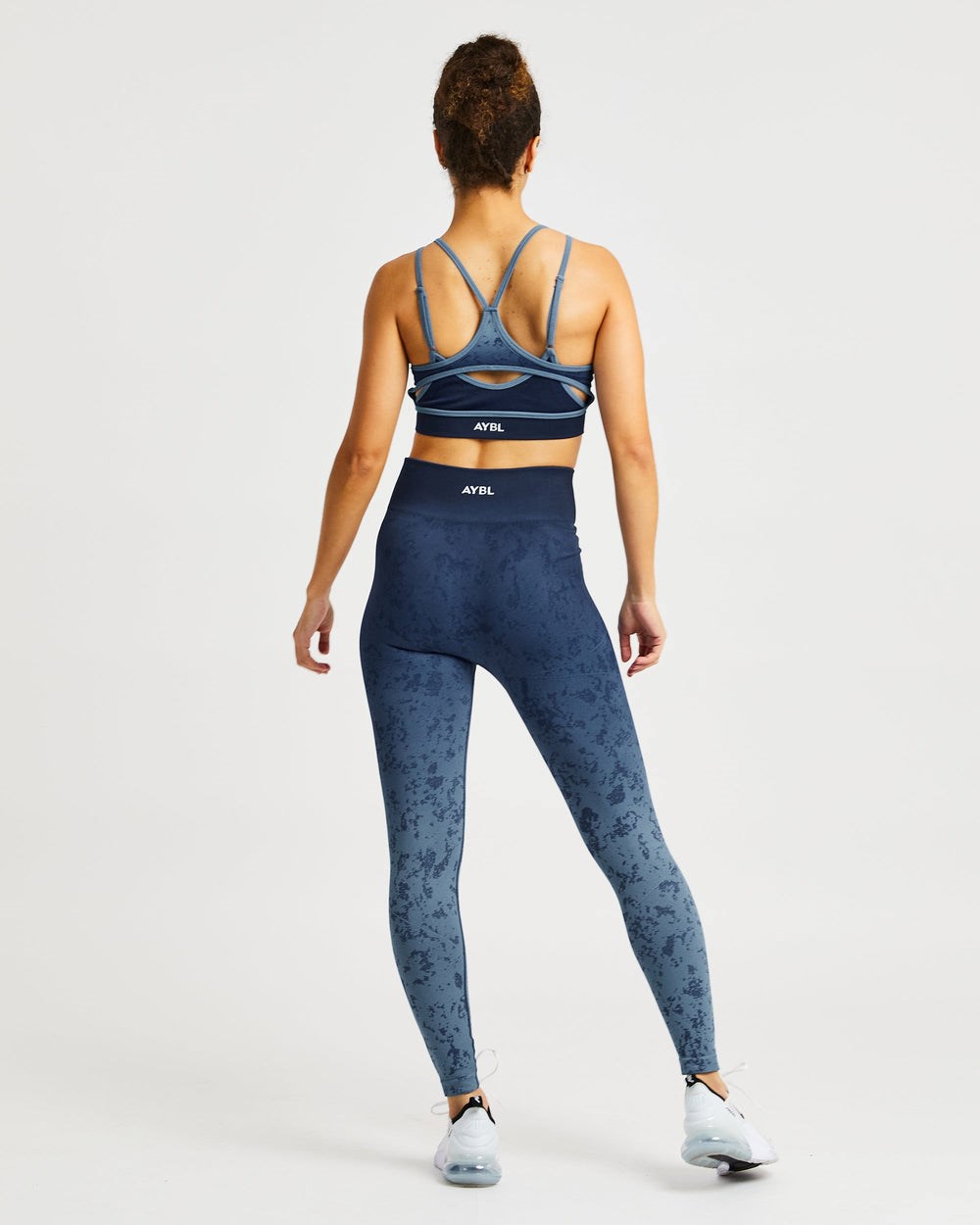 AYBL Flare Seamless Leggings Blau | 309-RJWSNF