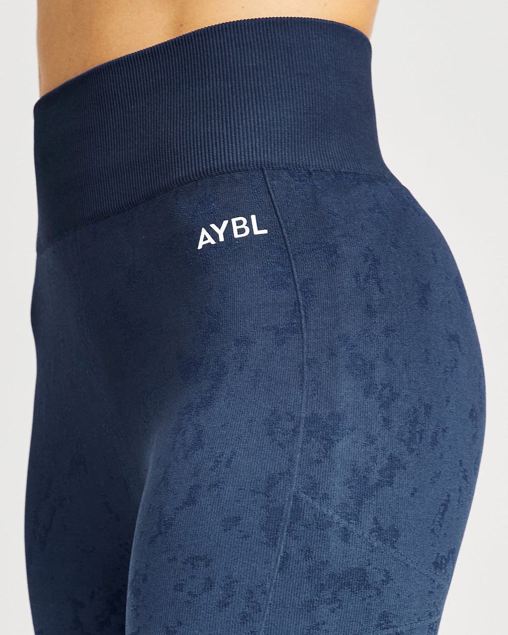 AYBL Flare Seamless Leggings Blau | 309-RJWSNF