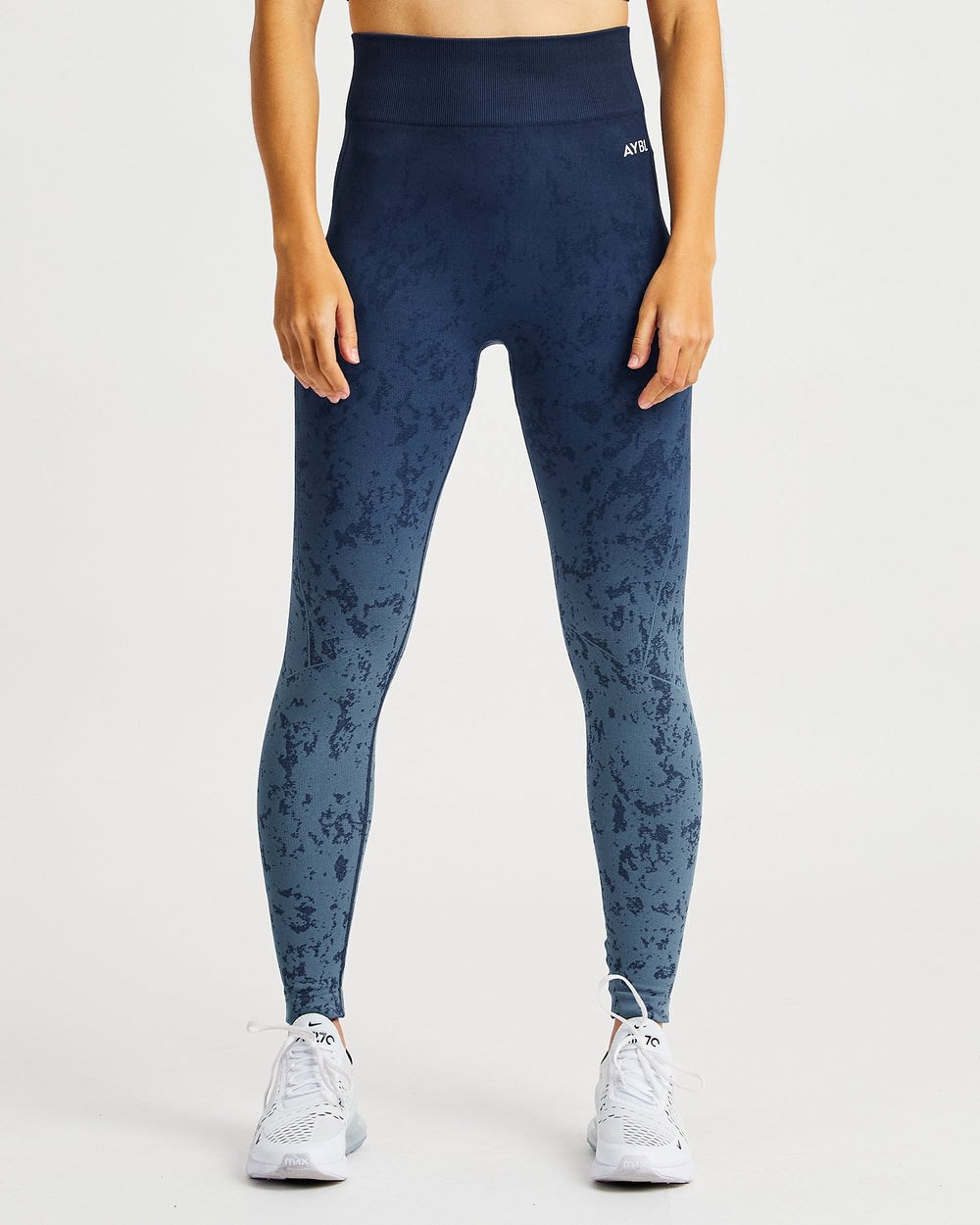 AYBL Flare Seamless Leggings Blau | 309-RJWSNF