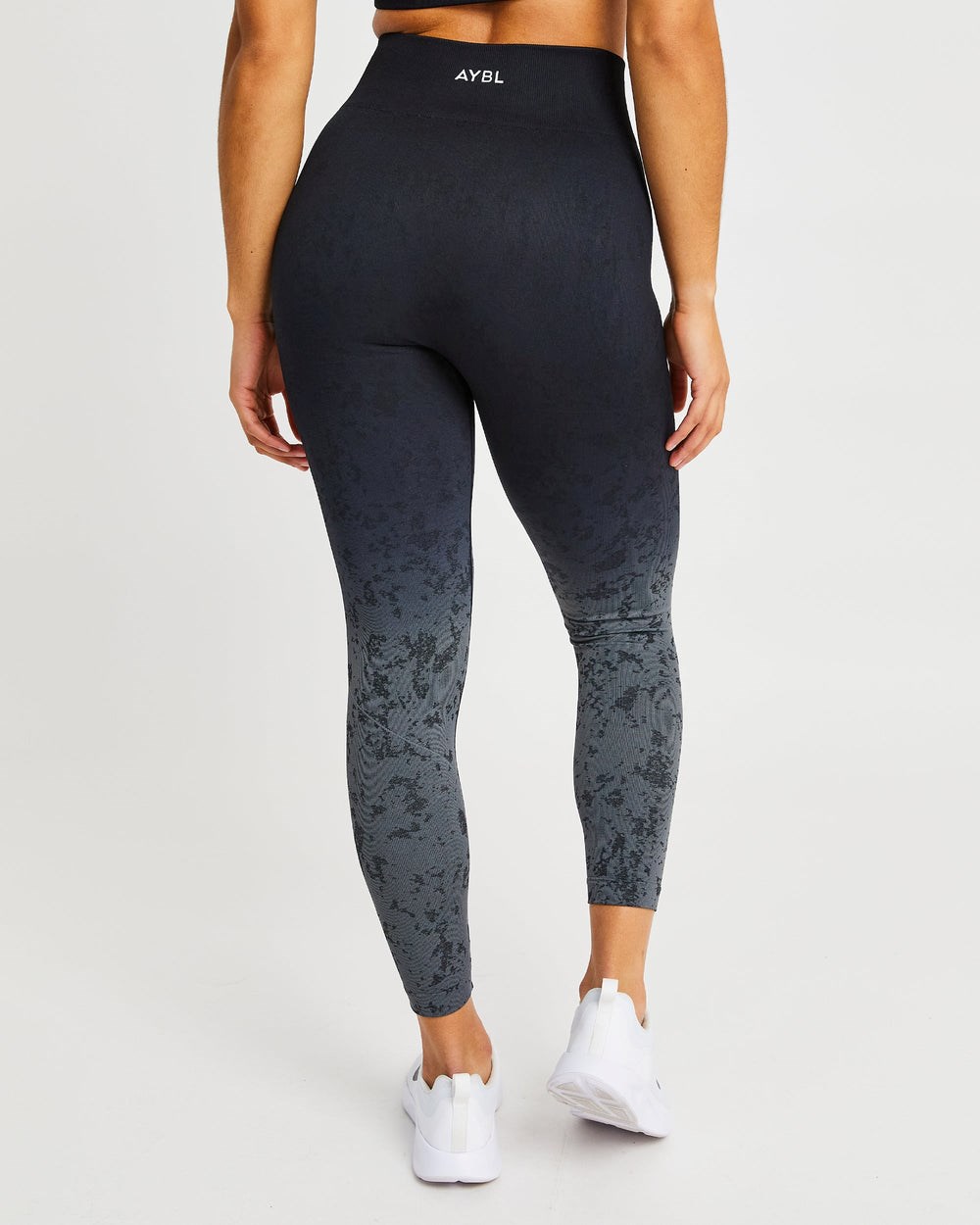 AYBL Flare Seamless Leggings Schwarz | 385-MBXJSK