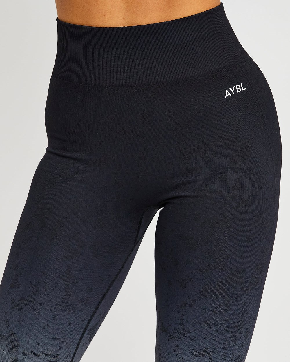 AYBL Flare Seamless Leggings Schwarz | 385-MBXJSK