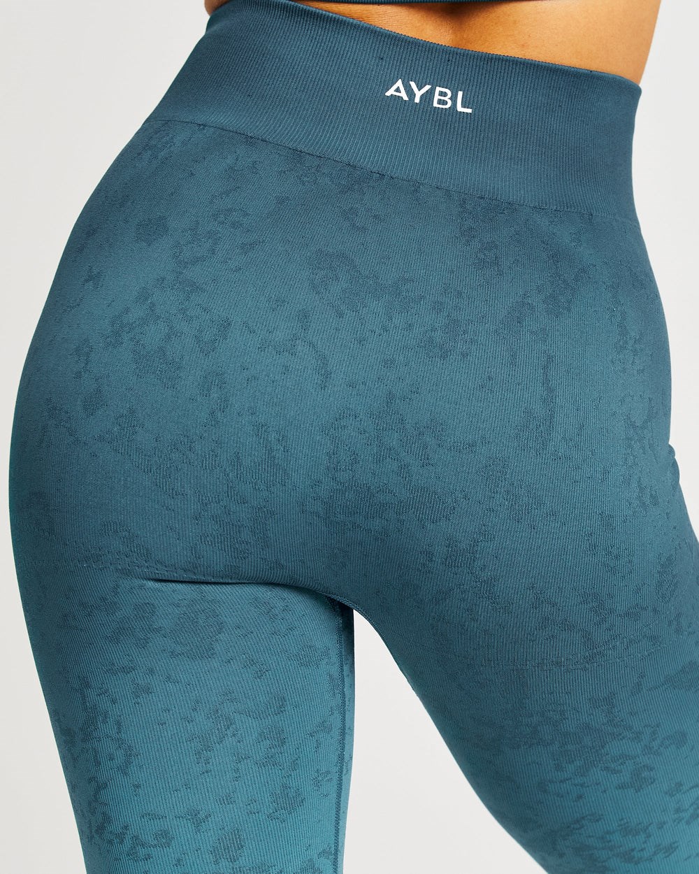 AYBL Flare Seamless Leggings Teal | 590-SBRHQX