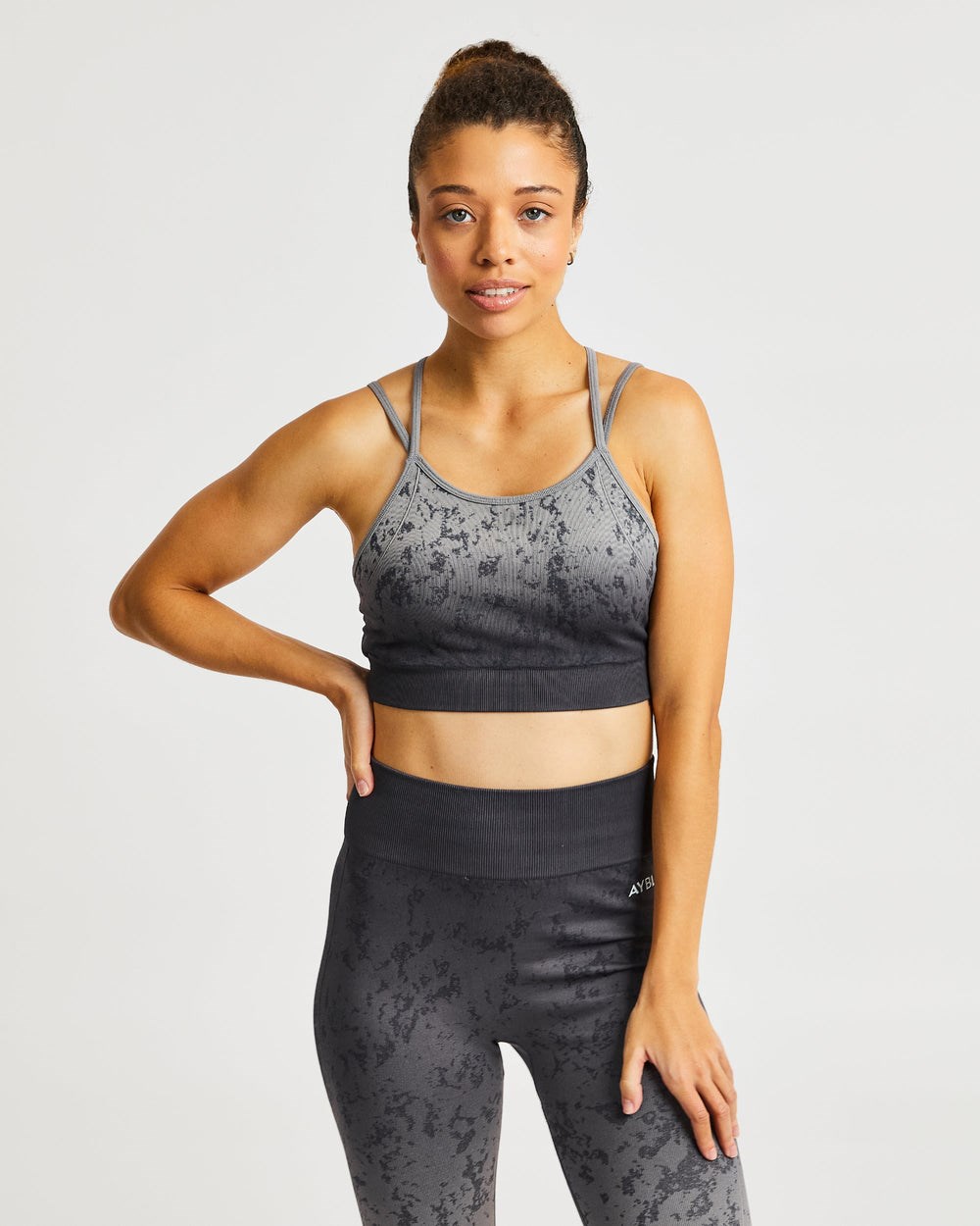 AYBL Flare Seamless Sports Bra Grau | 237-XIGSAD