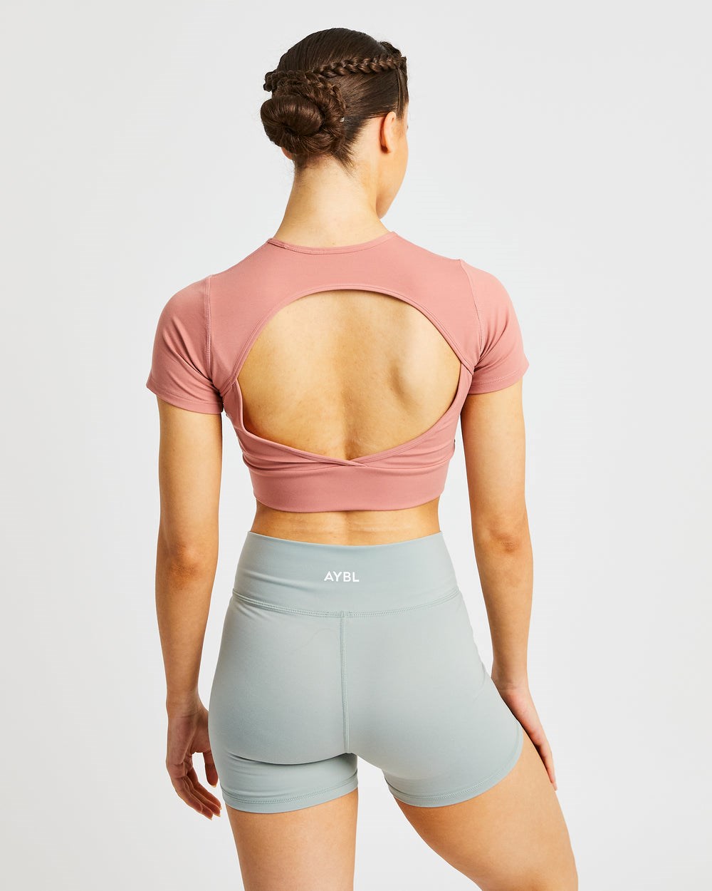 AYBL Flow Crop Top Rosa | 417-IBHGWZ