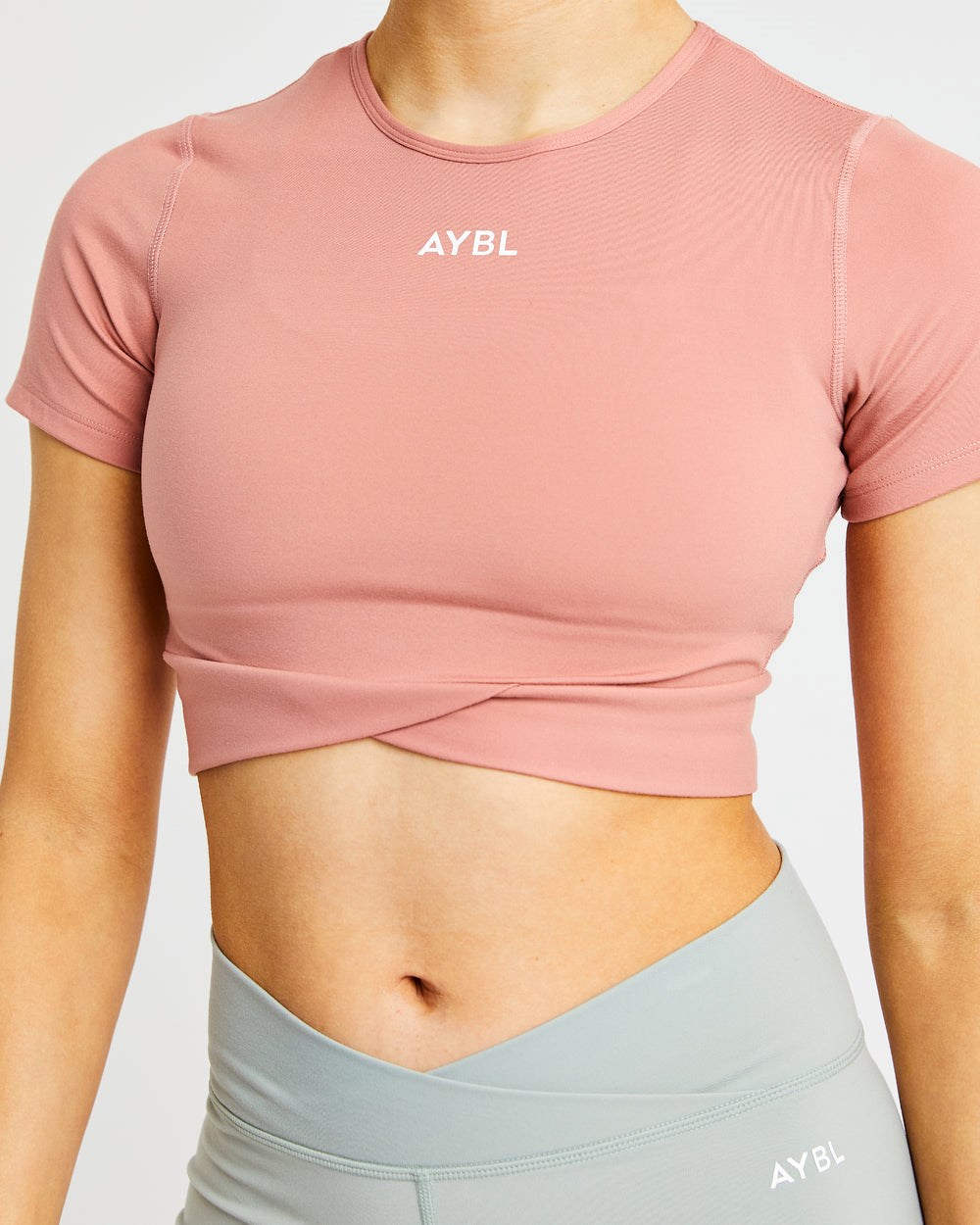 AYBL Flow Crop Top Rosa | 417-IBHGWZ