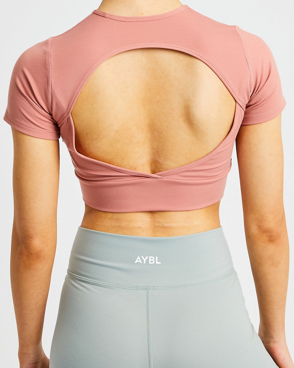 AYBL Flow Crop Top Rosa | 417-IBHGWZ