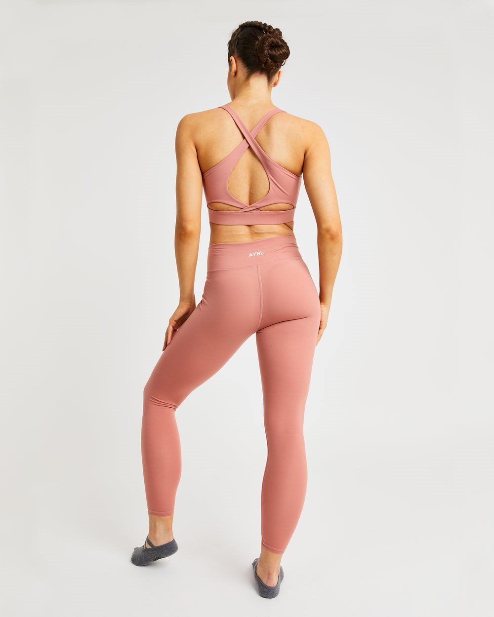 AYBL Flow Leggings Rosa | 537-SLUEOQ