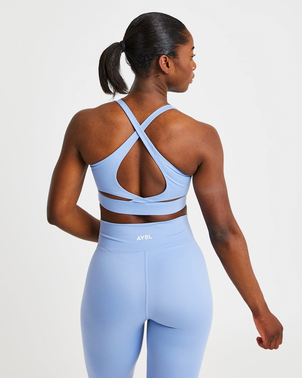 AYBL Flow Sports Bra Blau | 625-EQBWZL