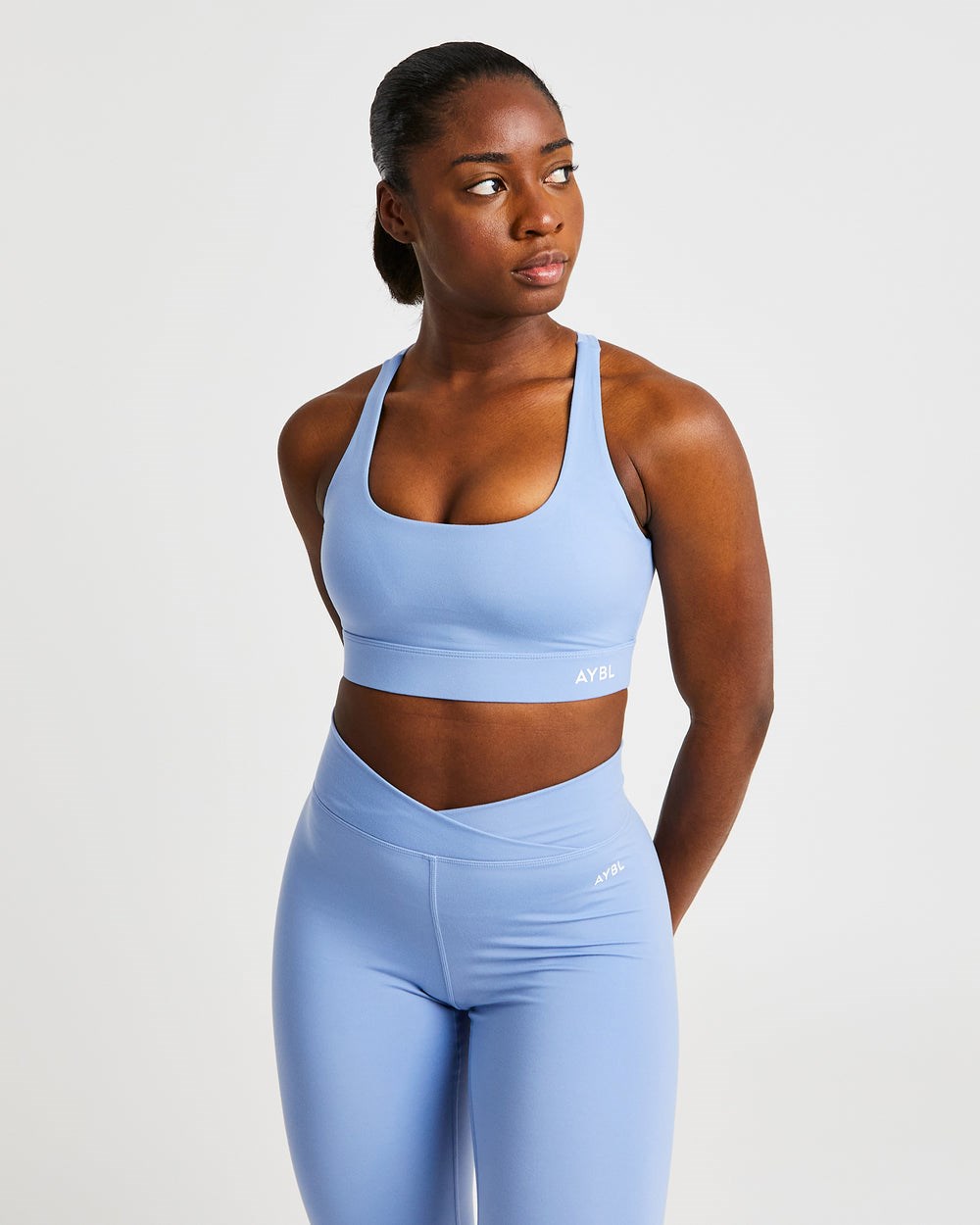 AYBL Flow Sports Bra Blau | 625-EQBWZL