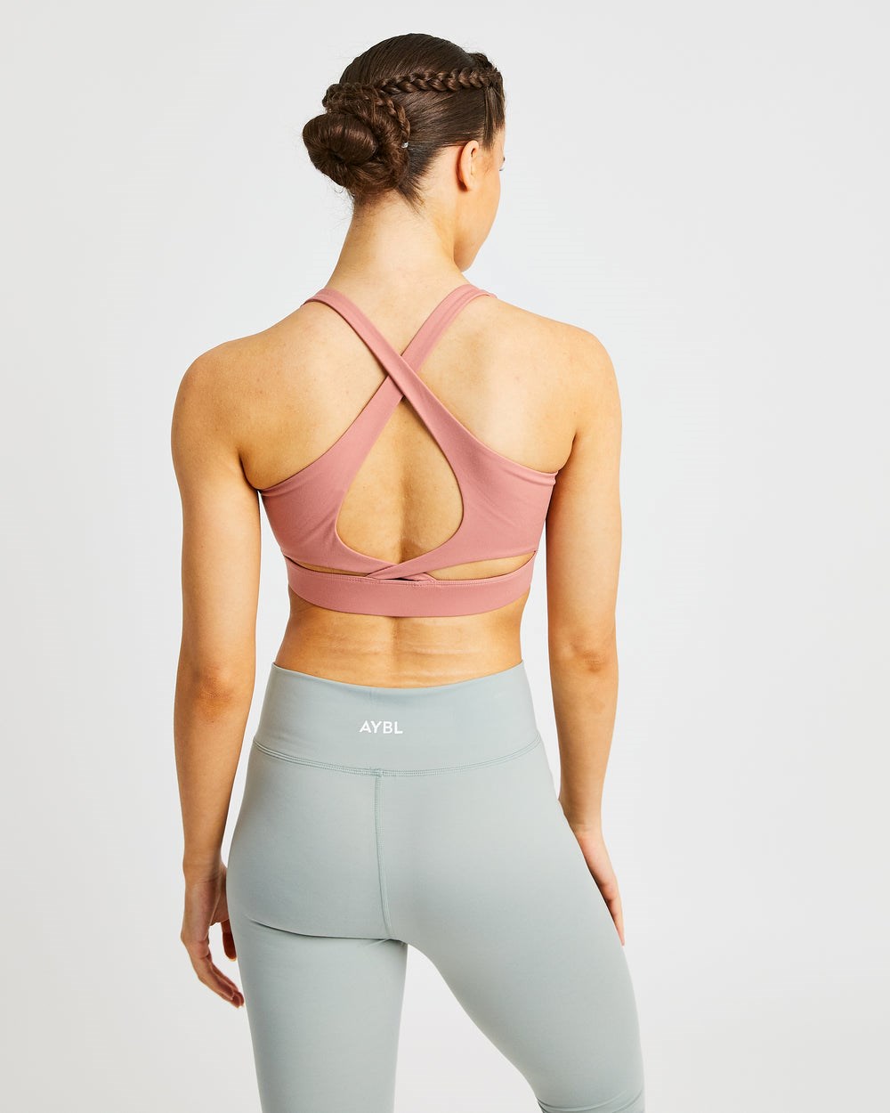 AYBL Flow Sports Bra Rosa | 261-YIVRKF