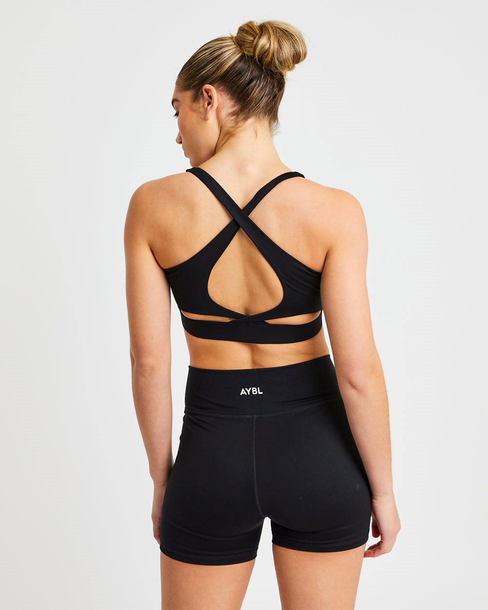 AYBL Flow Sports Bra Schwarz | 825-ZNYHTB