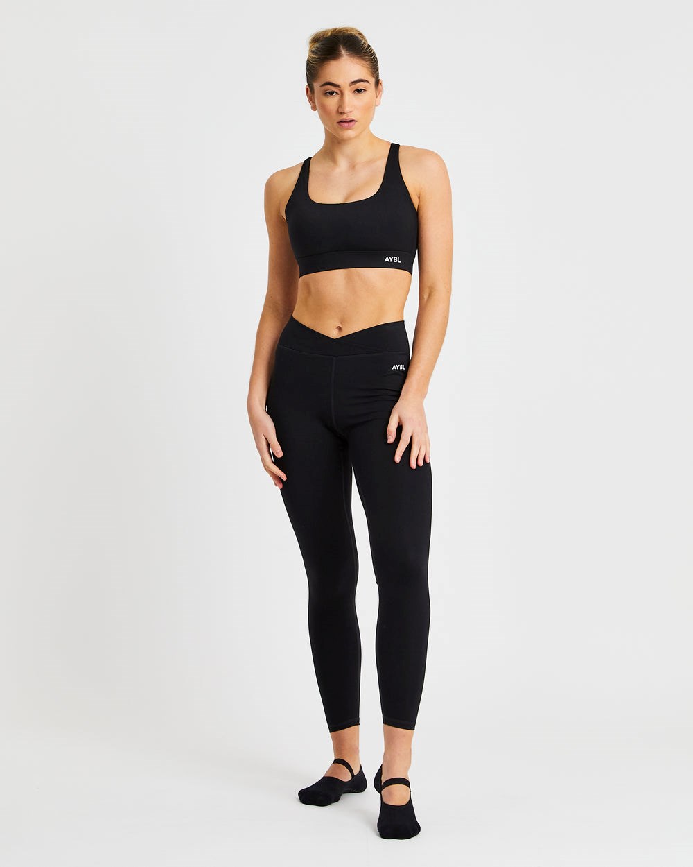 AYBL Flow Sports Bra Schwarz | 825-ZNYHTB