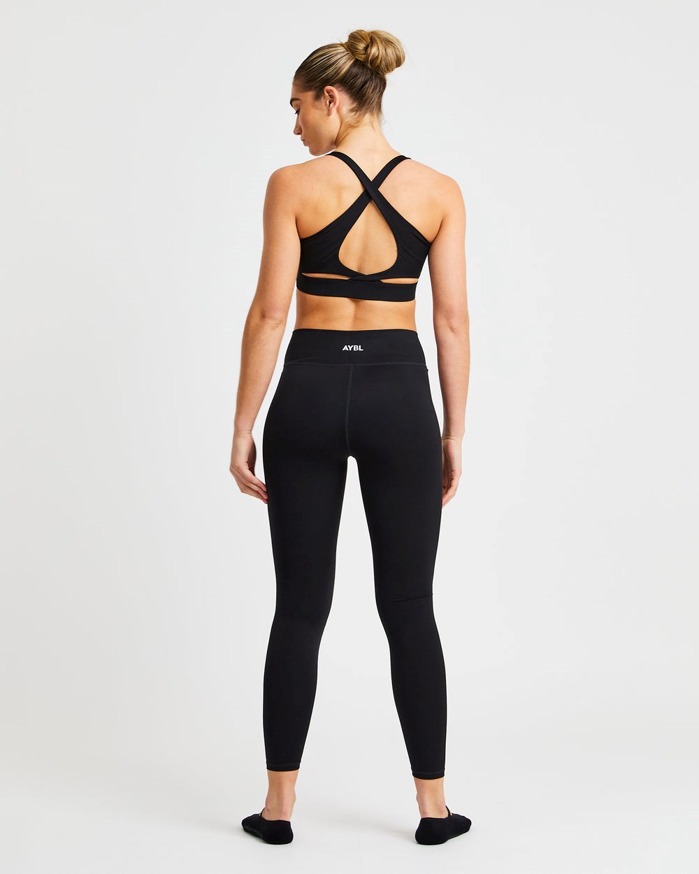 AYBL Flow Sports Bra Schwarz | 825-ZNYHTB