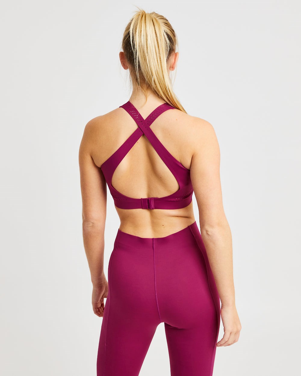 AYBL Fusion Sports Bra Berry Wine | 708-AOHMIG