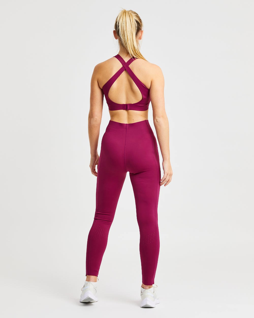 AYBL Fusion Sports Bra Berry Wine | 708-AOHMIG