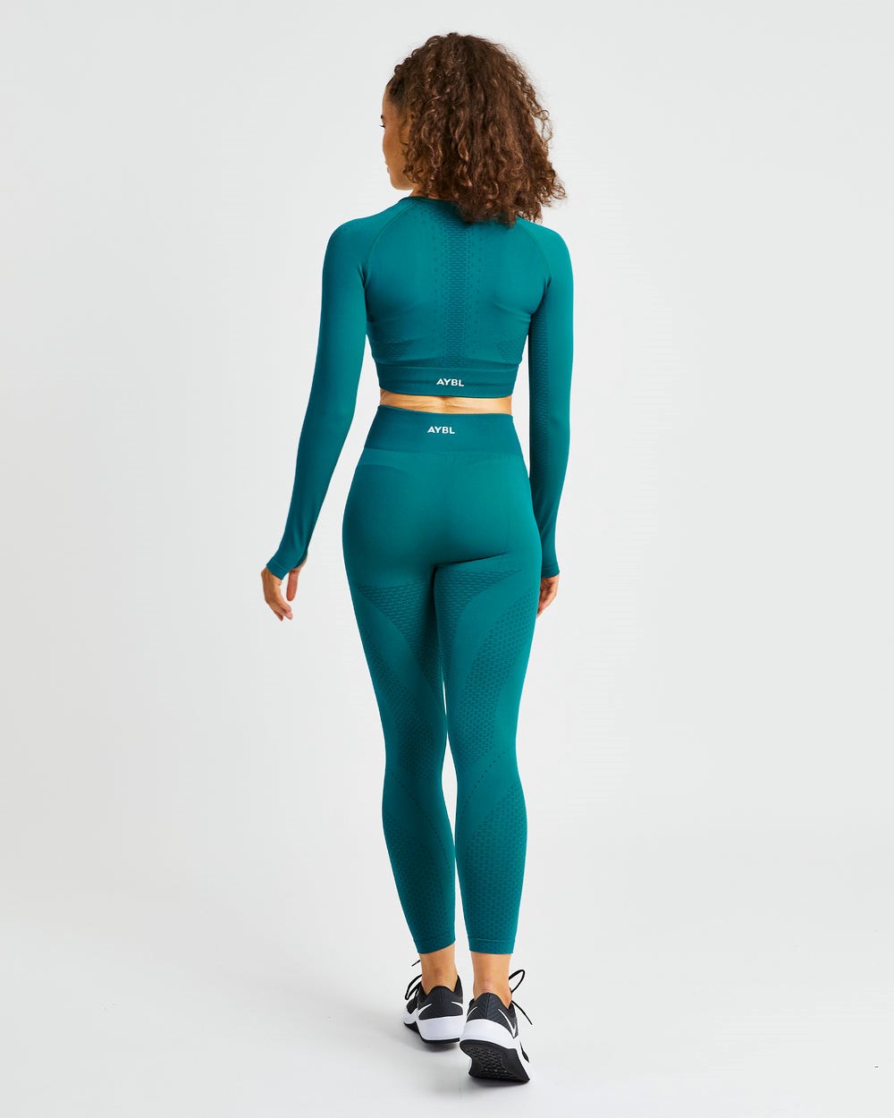 AYBL Ignite Seamless Leggings Hyper Teal | 184-SKODGH