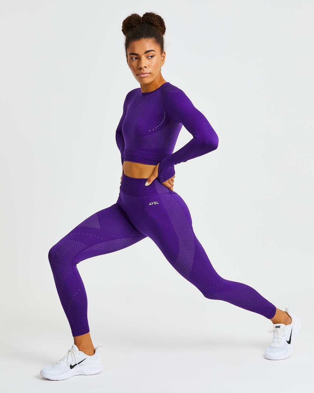 AYBL Ignite Seamless Leggings Lila | 807-YJUSZR