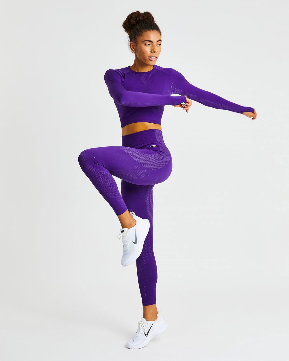 AYBL Ignite Seamless Leggings Lila | 807-YJUSZR