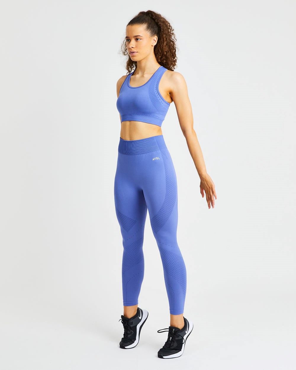 AYBL Ignite Seamless Sports Bra Blau | 825-VXEJFL