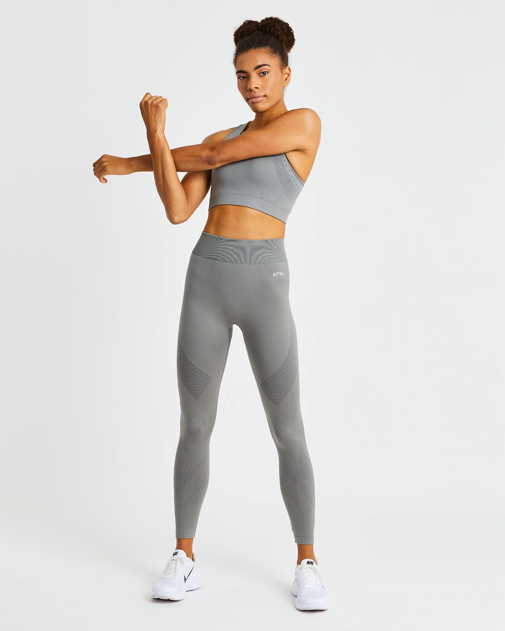 AYBL Ignite Seamless Sports Bra Grau | 362-UZLRIV