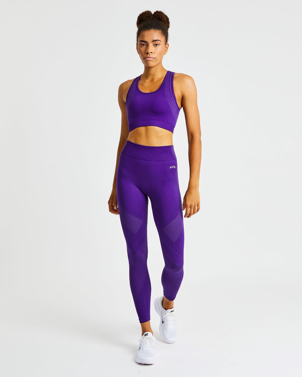 AYBL Ignite Seamless Sports Bra Lila | 327-PXAEHN