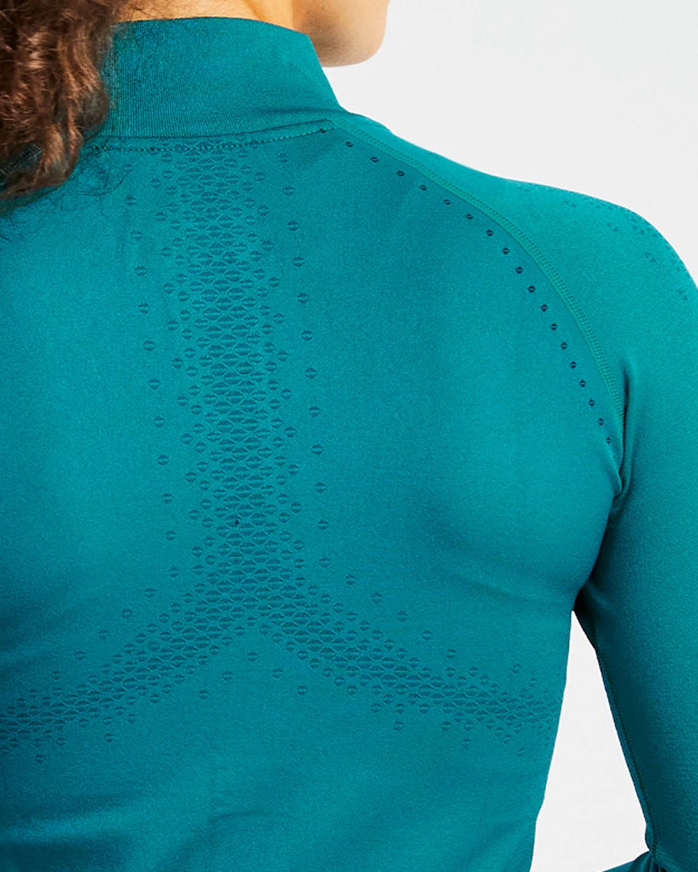 AYBL Ignite Seamless Zip Jacket Hyper Teal | 473-UEFYWG