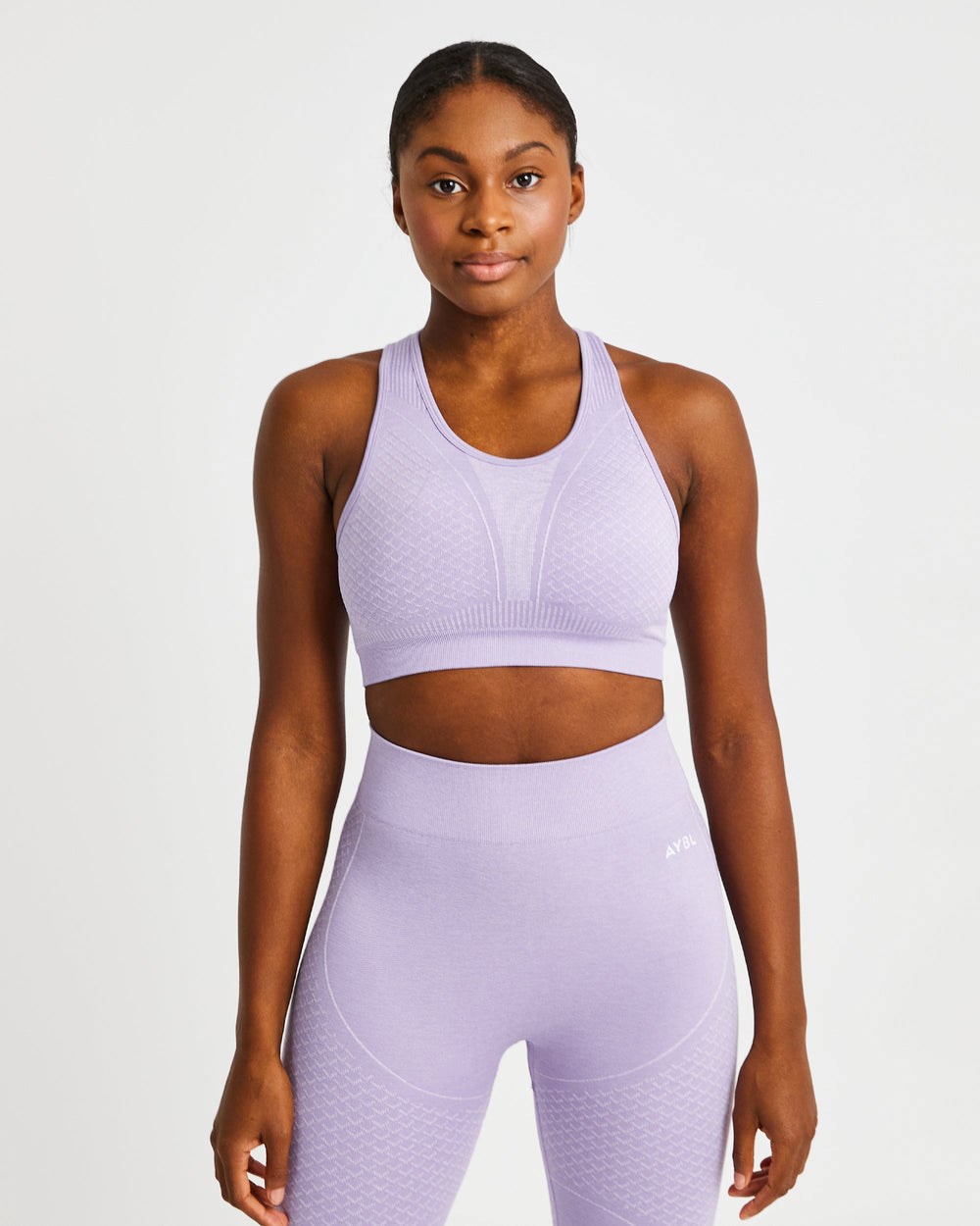 AYBL Impact Seamless Sports Bra Lilac | 315-VEPFLA