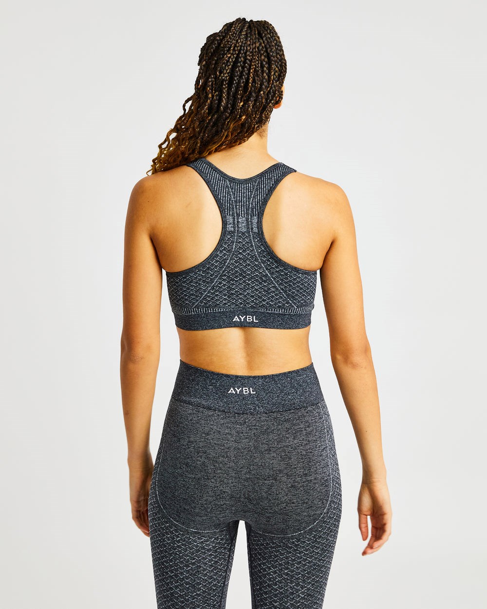 AYBL Impact Seamless Sports Bra Schwarz | 610-VYNJTA