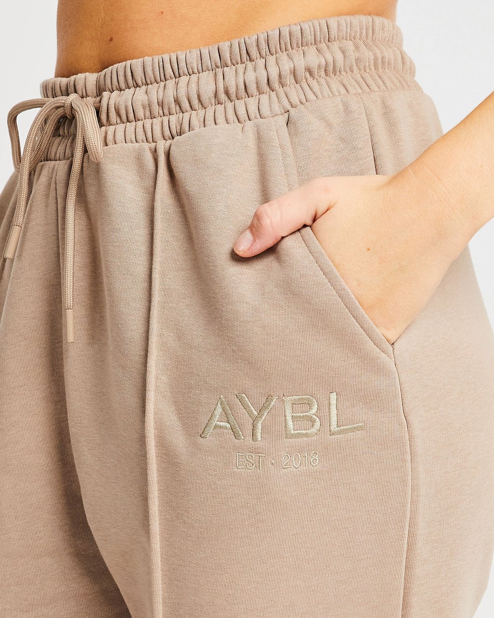 AYBL Luxe Joggers Mocha | 014-XDUJTS