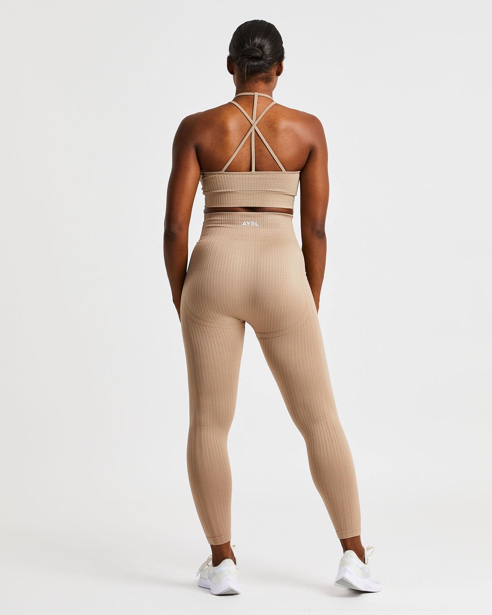 AYBL Luxe Seamless Crop Tank Top Mocha | 907-ILKACO