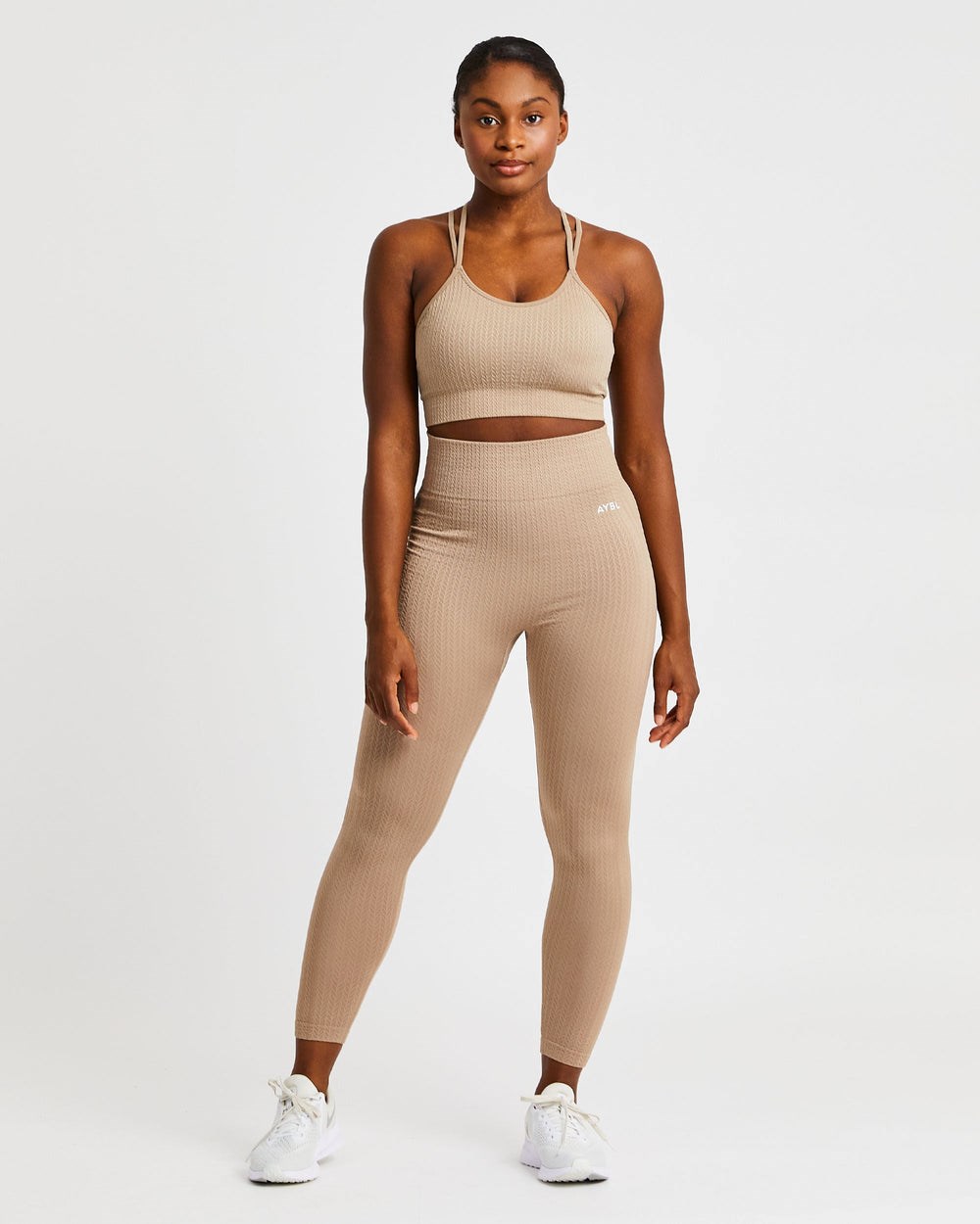 AYBL Luxe Seamless Sports Bra Mocha | 637-ZOMDHY