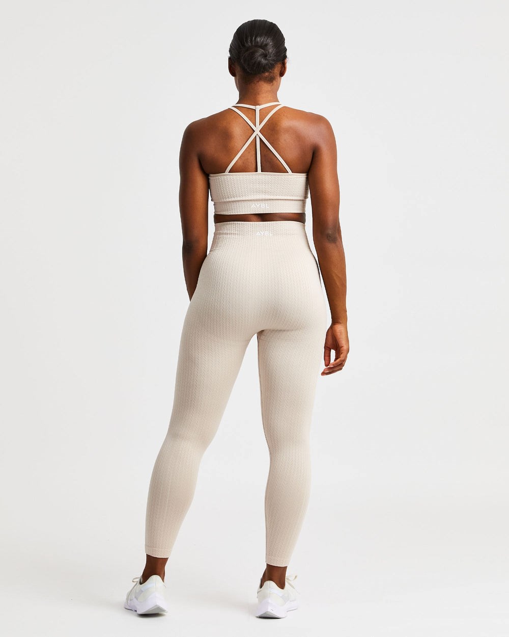 AYBL Luxe Seamless Sports Bra Sand | 286-HNPMAQ