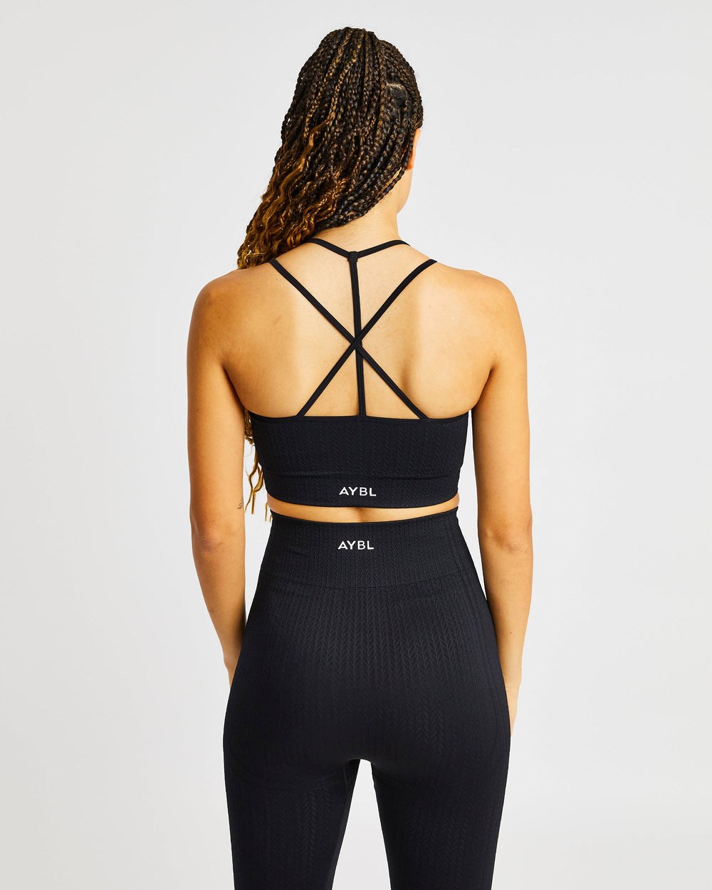 AYBL Luxe Seamless Sports Bra Schwarz | 520-ABQJTH