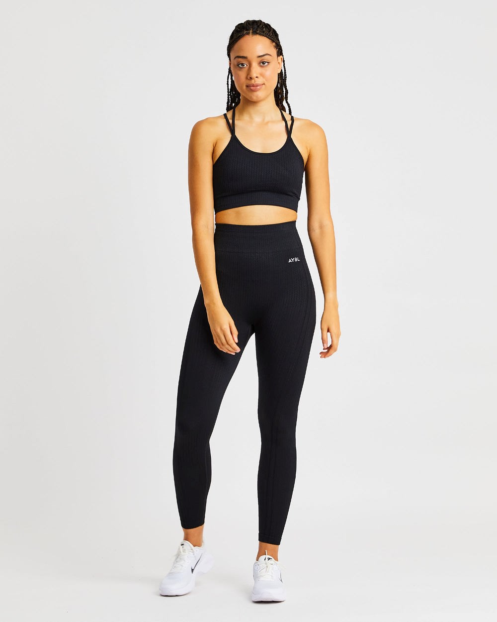 AYBL Luxe Seamless Sports Bra Schwarz | 520-ABQJTH