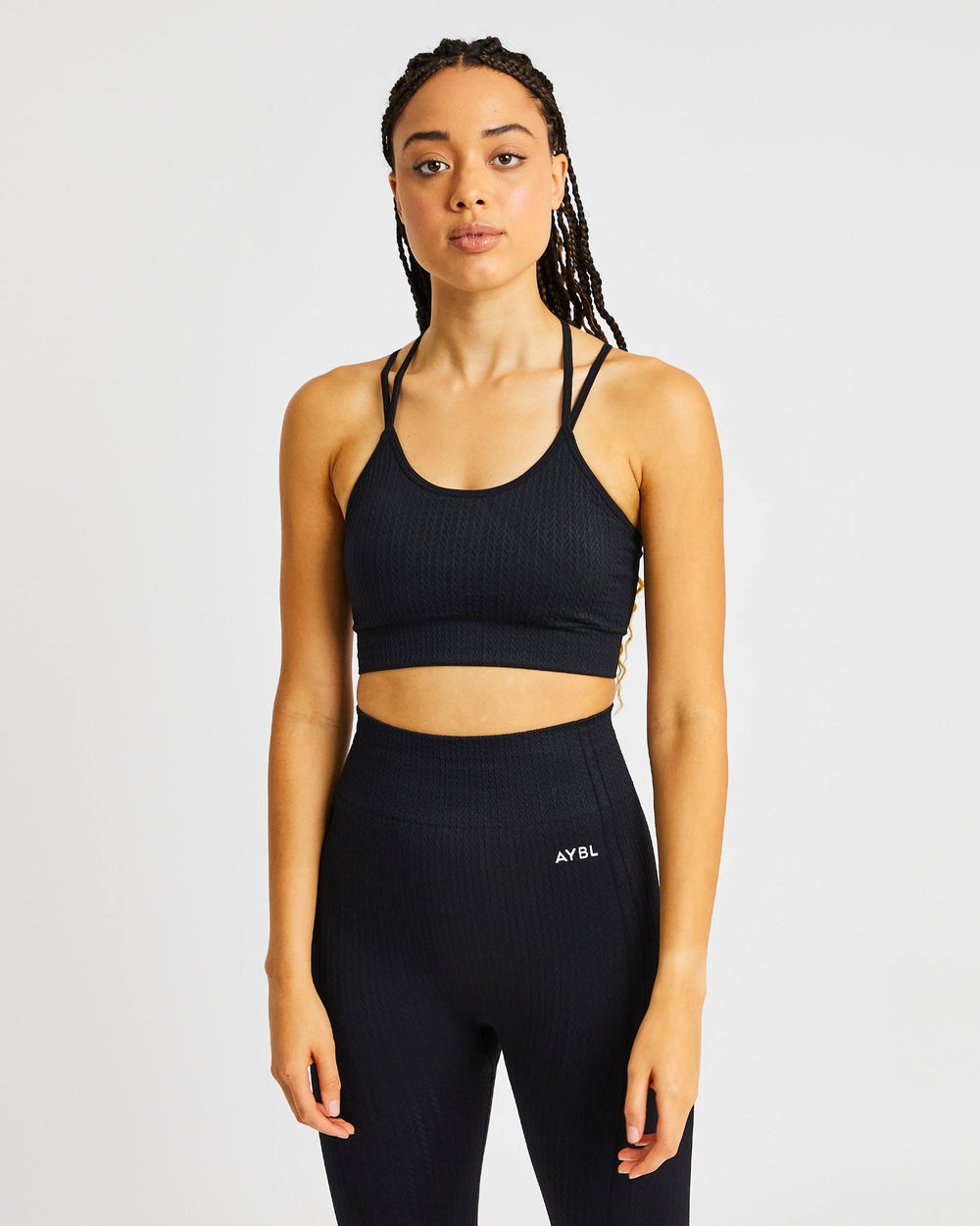 AYBL Luxe Seamless Sports Bra Schwarz | 520-ABQJTH