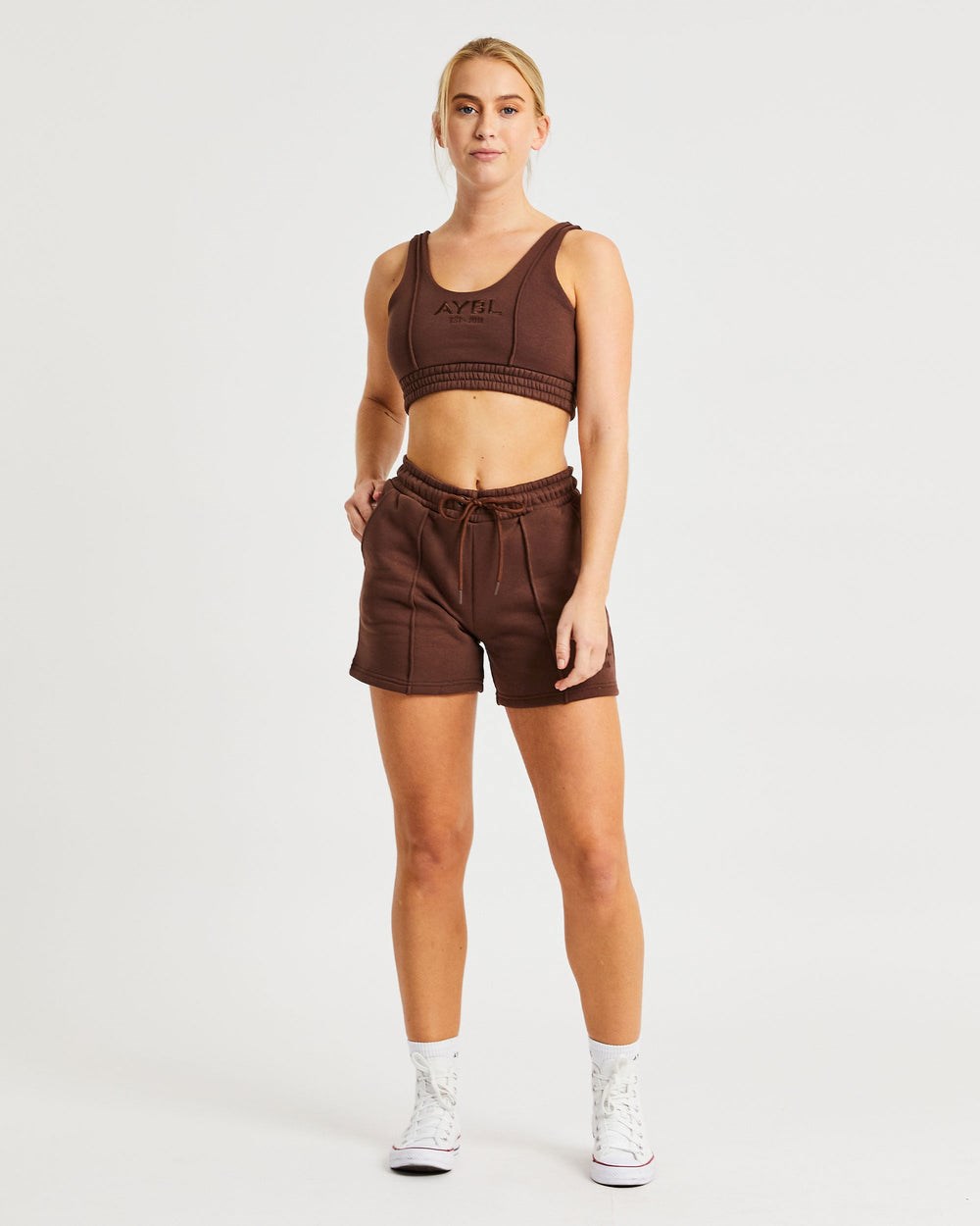 AYBL Luxe Shorts Braun | 483-GEBVIK