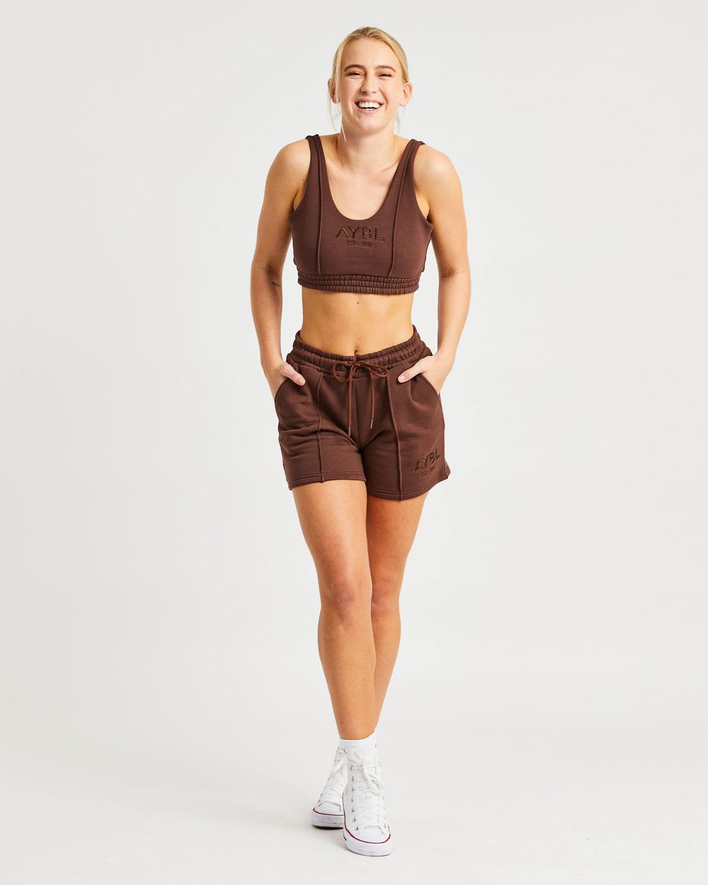 AYBL Luxe Shorts Braun | 483-GEBVIK