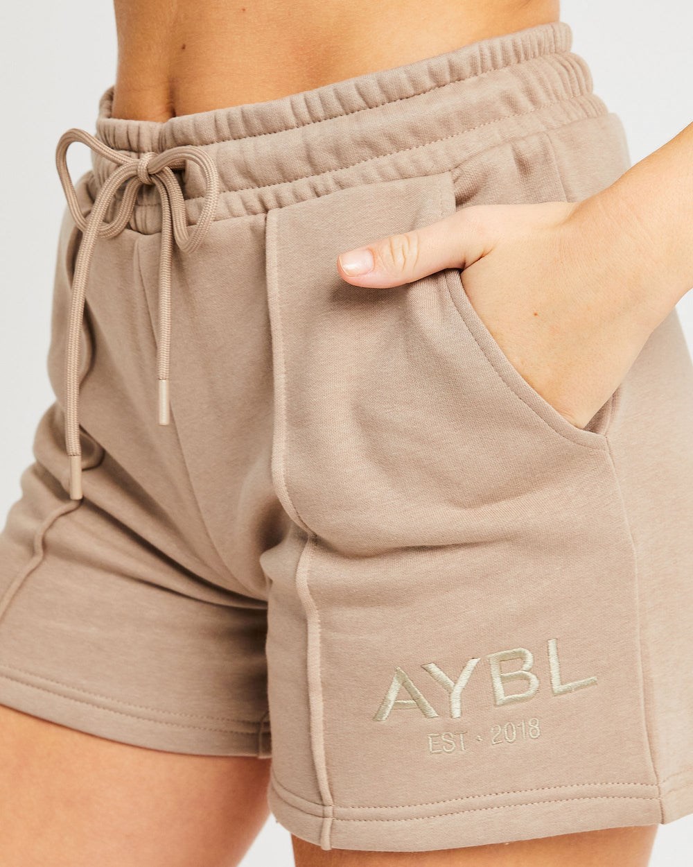 AYBL Luxe Shorts Mocha | 851-EYBNHJ